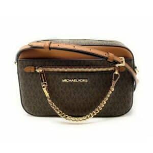 Bolso Michael Kors Jet Set Chain Crossbody Signature Brown/Acorn