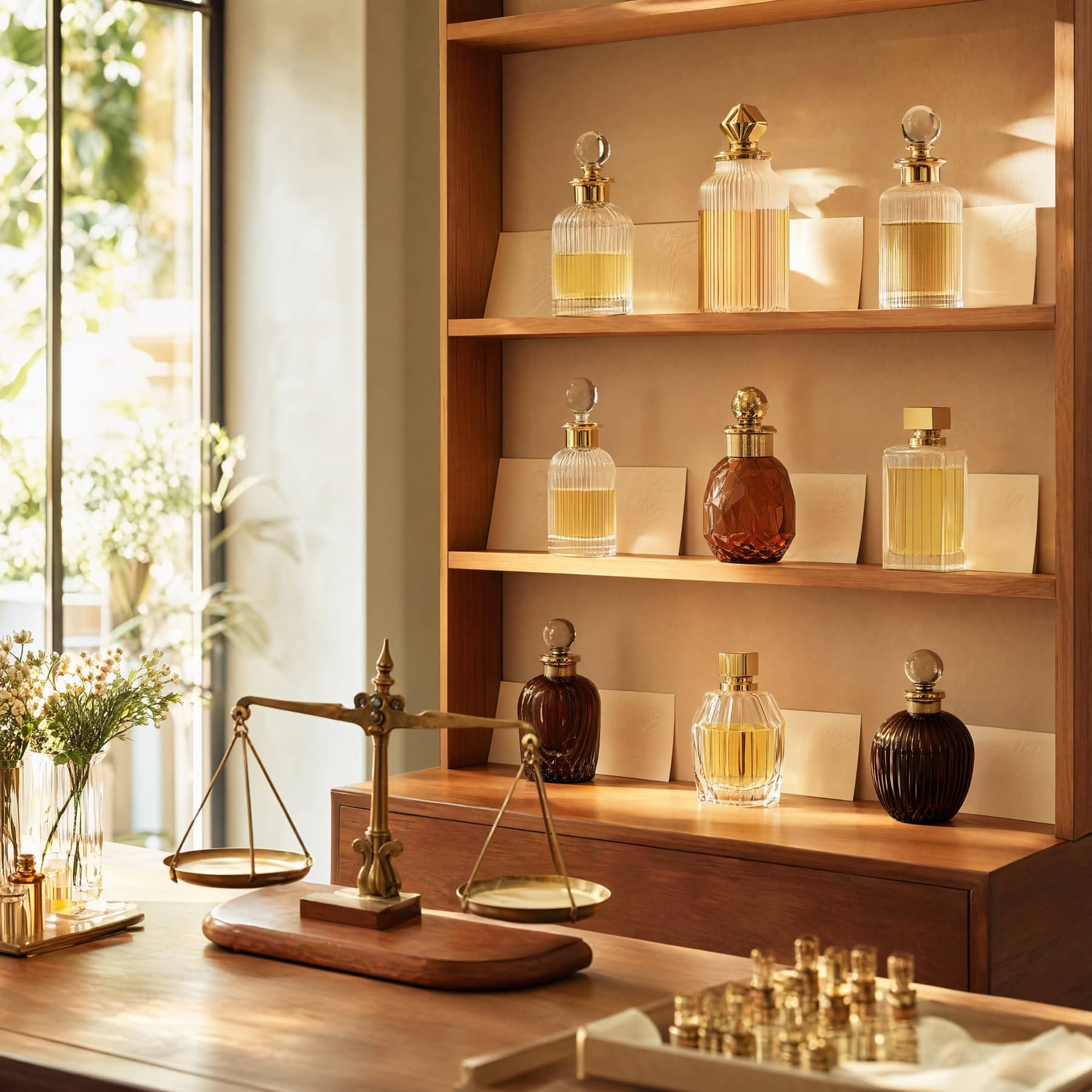 Atelier Hesloy — estantes de curaduría