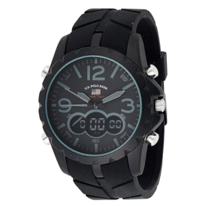 Reloj U.S. Polo Assn. Blackout Ana-Digi Silicona Negra