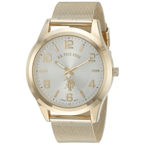 Reloj U.S. Polo Assn. Classic Mesh Dorado