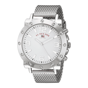 Reloj U.S. Polo Assn. Plateado Malla Hombre 48mm